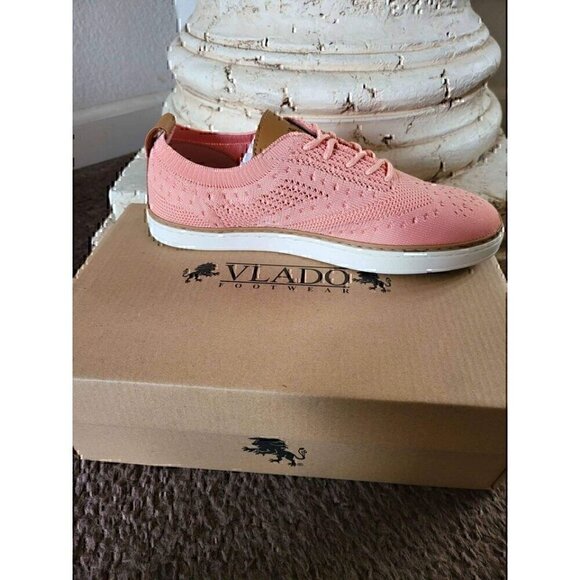 Vlados Shoes - Vlado Women's Bella Casual Sneakers from Finish Line, Pink, Sz. 6.5